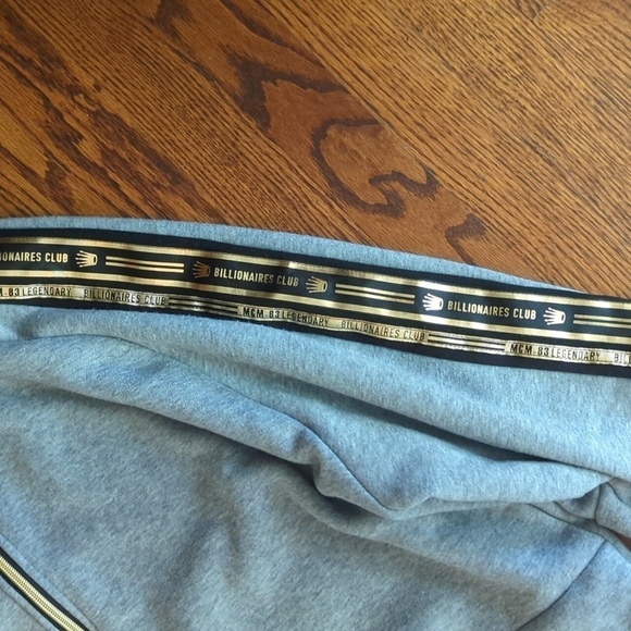 Switch Remarkable Billionaires Club gray zip fleece hoodie with black/gold sz XL - Picture 3 of 9